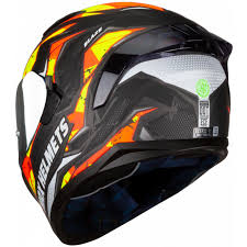 CASCO OBSIDIAN BLAZE NGO/NARANJA